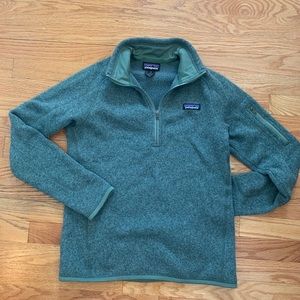 PATAGONIA Green Better Sweater Quarter Zip Fleece